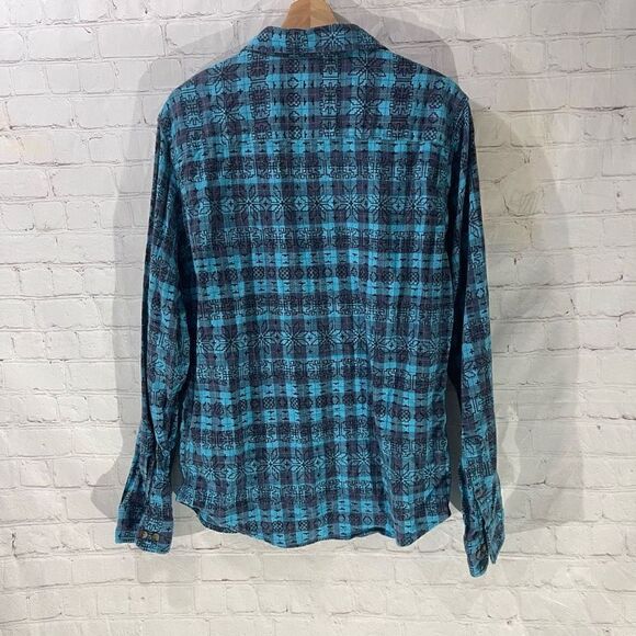 Aeropostale Southwest Print Button Up Medium - Picture 2 of 6